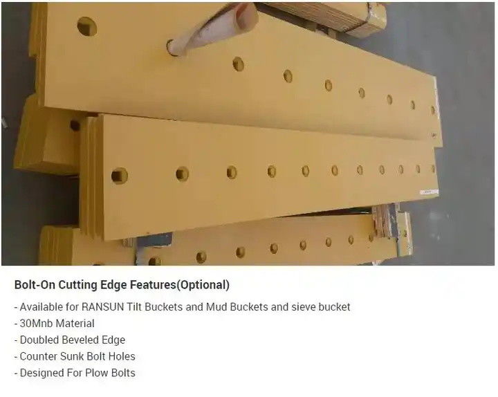 Q345B Q460 Balde de lama de escavadeira de 1 a 60 toneladas para oficinas de reparação de máquinas