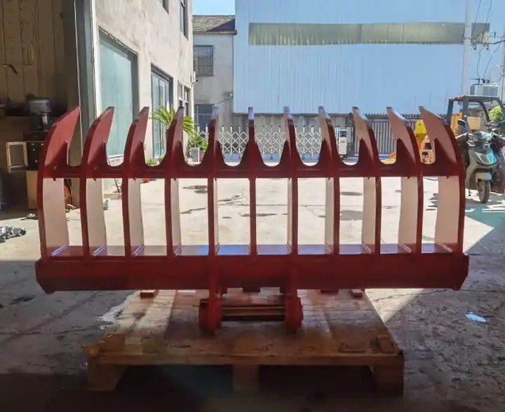 10-20T Rack raiz Para escavadeira varrer detritos volumosos longos deixados no chão