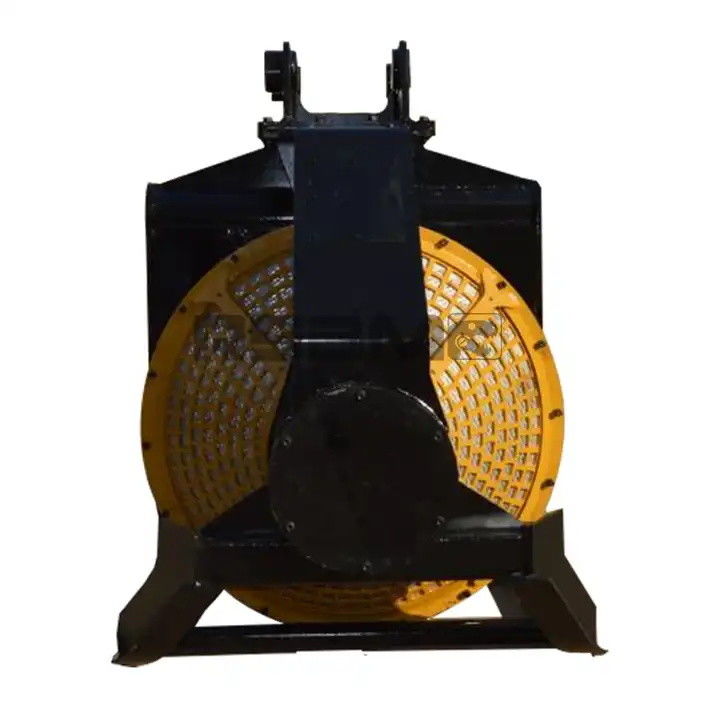 Capacidade 0,8-3,6m3 Balde de filtragem rotativo para escavadeira de 1 a 50 toneladas