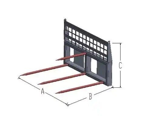 Forquilhas de baleias para 1-60T