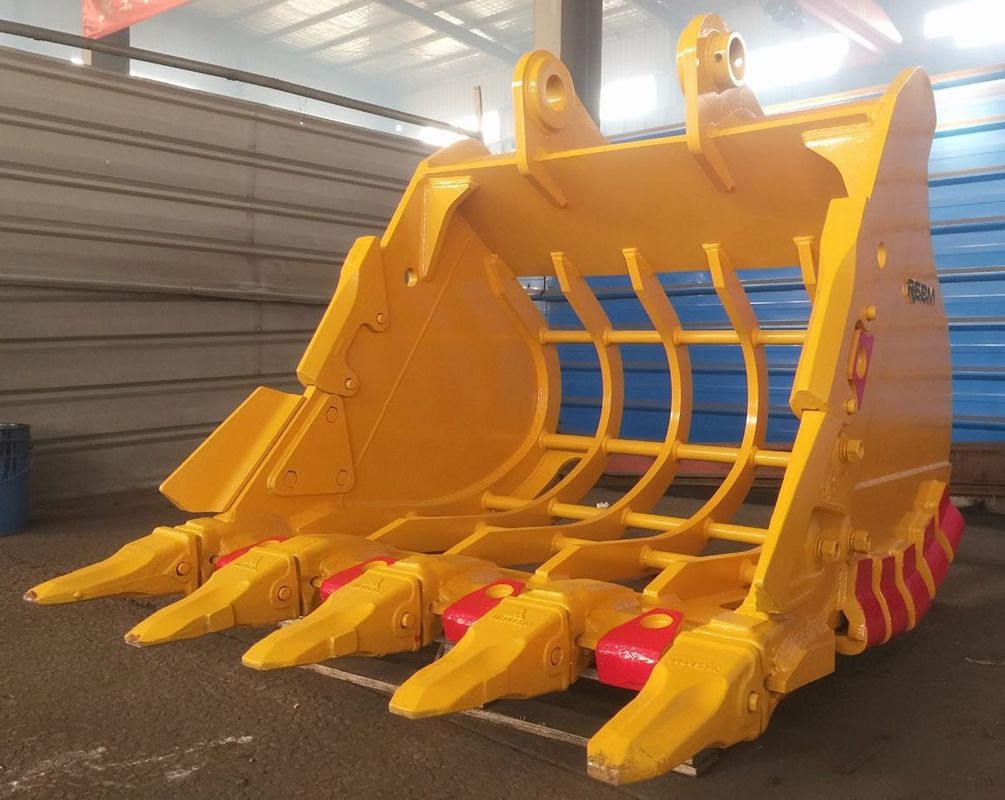 0.3-8m3 Esqueleto de escavadeira Balde 1200mm Largura para classificação de carga pesada