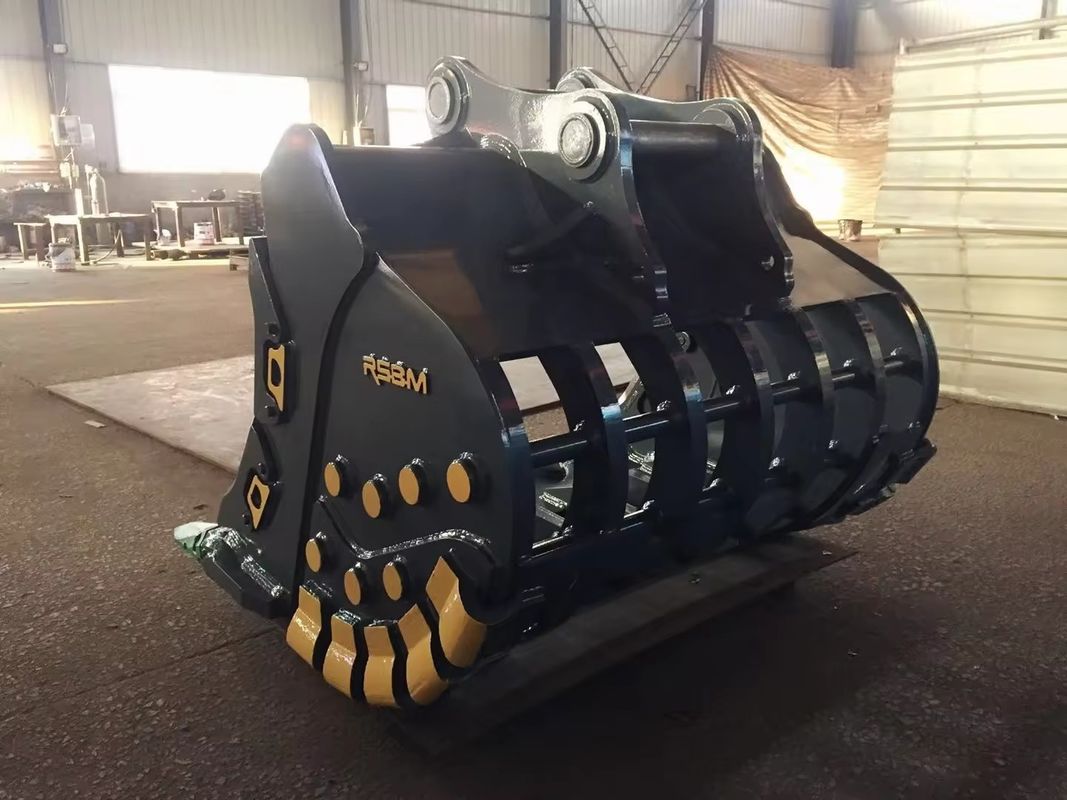 HARDOX450 1-50 toneladas Excavadora Barril de peneira para operações de mineração