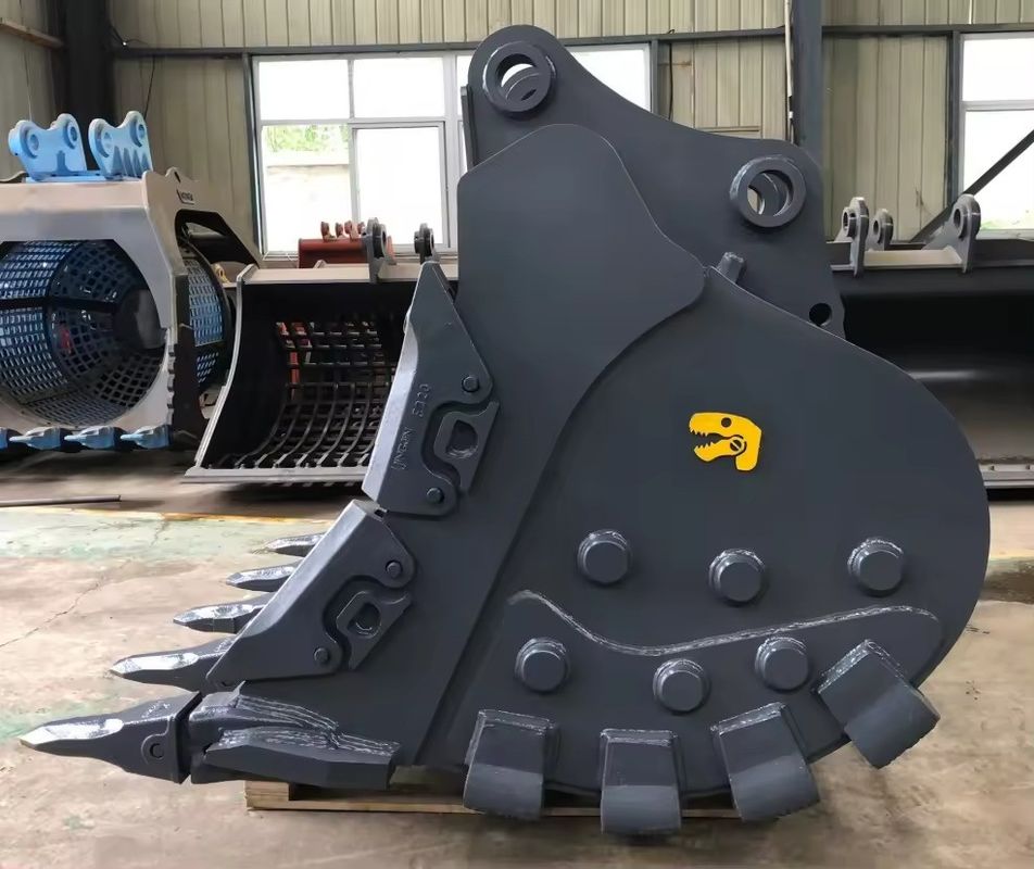 Máquina pesada de classificação de terra peças Q355 balde esqueleto para escavadeira 1-80T