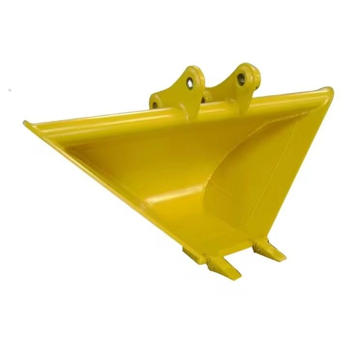 Balde de trincheira de escavadeira personalizável de tamanho aplicado 60-90cm Largura superior 30cm Dentes duplos