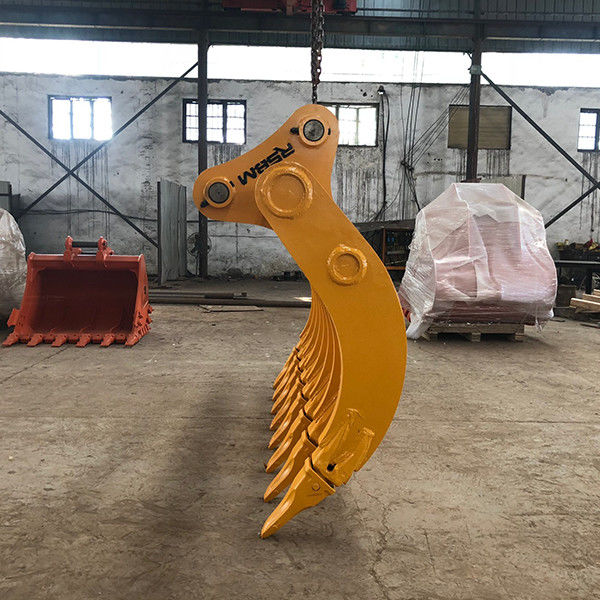 Excavadora Raiz Rake Limpeza do solo simplificada com garra de agarrar o solo 300-10000