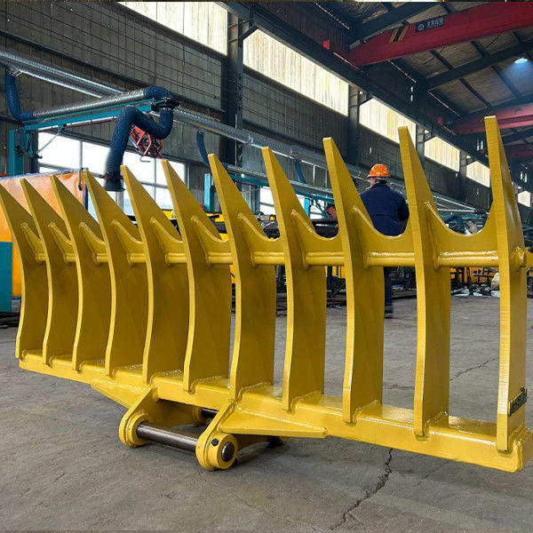 1200 mm-2400 mm Largura Tractor Raiz Grapple Rack para desempenho de transporte terrestre