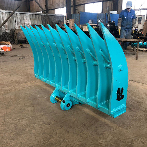 1200mm-2400mm Largura Excavadora Raiz Rake para transporte terrestre Largura 1200mm-2400mm 4ft-8ft
